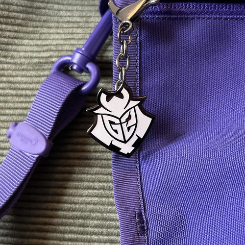 包包挂件配饰csgo钥匙扣合金G2徽章挂饰cs2胸针项链