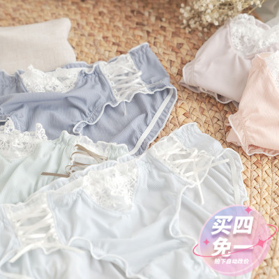 taobao agent Japanese underwear, cute trousers, lace comfortable hair band, hip-accented