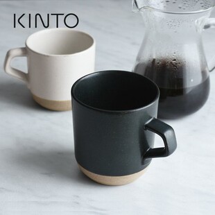 KINTO日本进口耐热陶瓷咖啡杯马克杯水杯茶杯牛奶杯 创意拼接水杯