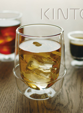Kinto日本进口玻璃杯双层隔热