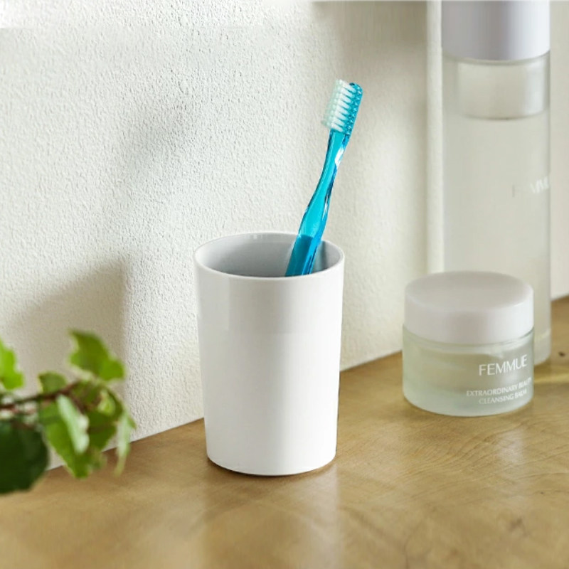 洗漱杯日本进口lI&rsquo;md漱口杯学生刷牙杯子卫生间牙刷杯树脂不怕摔