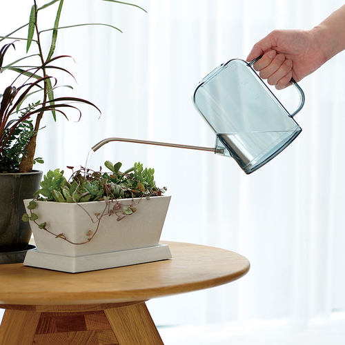 细长嘴浇花壶日本Richell树脂家用园艺种植水壶浇水壶 绿植洒水壶