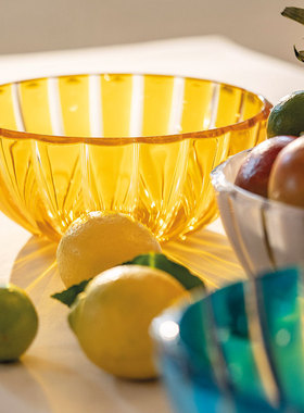 利快花瓣碗Guzzini 意大利进口沙拉碗水果碗深果盘果篮水果盘北欧