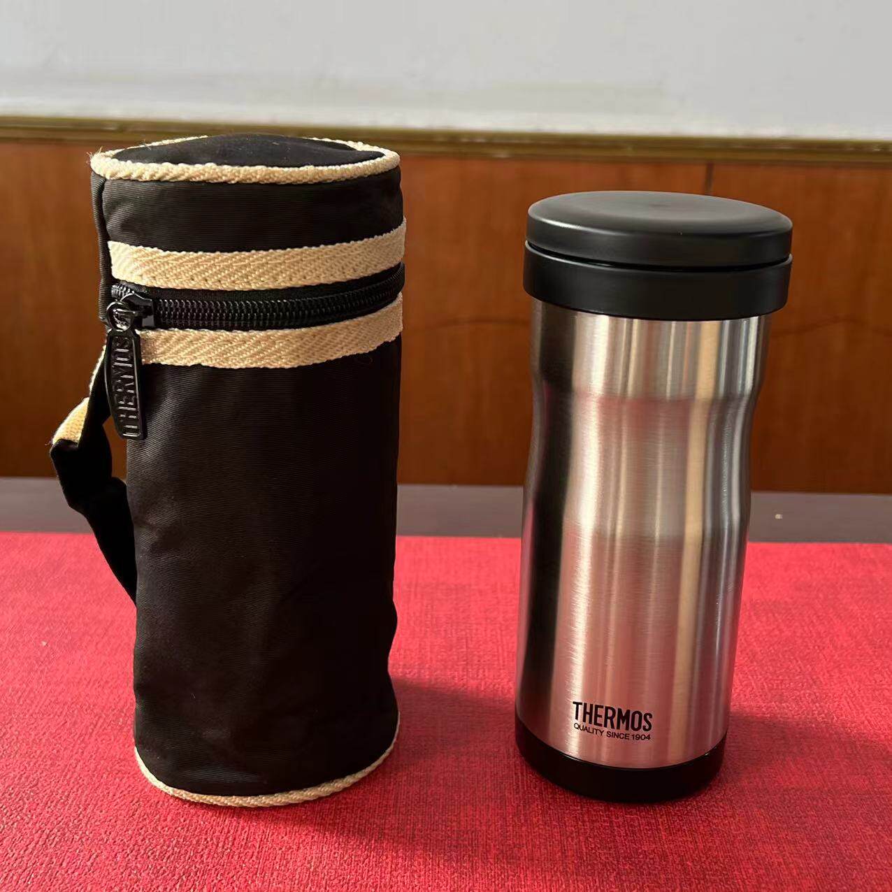 膳魔师保温杯泡茶杯男女不锈钢水杯JML-371带杯套滤茶网330ml杯子