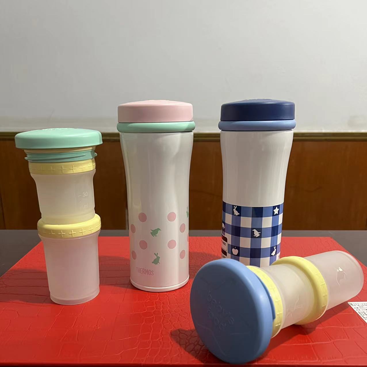 THERMOS膳魔师妈妈杯304不锈钢保温杯保冷杯宝宝辅食物保鲜零食杯