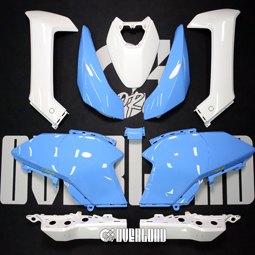 overload北卡蓝车壳套装极核电动车车壳适配ae4i ae4se ae5车型