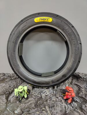 TRSTsse赛道款半热熔轮胎防滑轮胎小牛九号极核电动车真空胎12寸