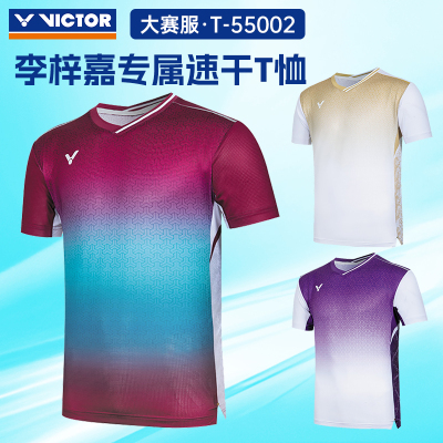 胜利羽毛球服李梓嘉专属速干T恤