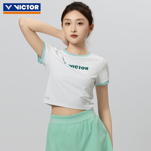 威克多羽毛球服胜利女款运动套装