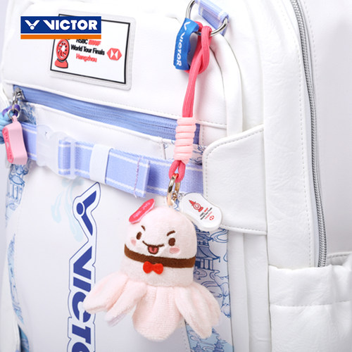 VICTOR威克多羽毛球胜利甜点双肩背包挂件运动打球可爱PGWT2506
