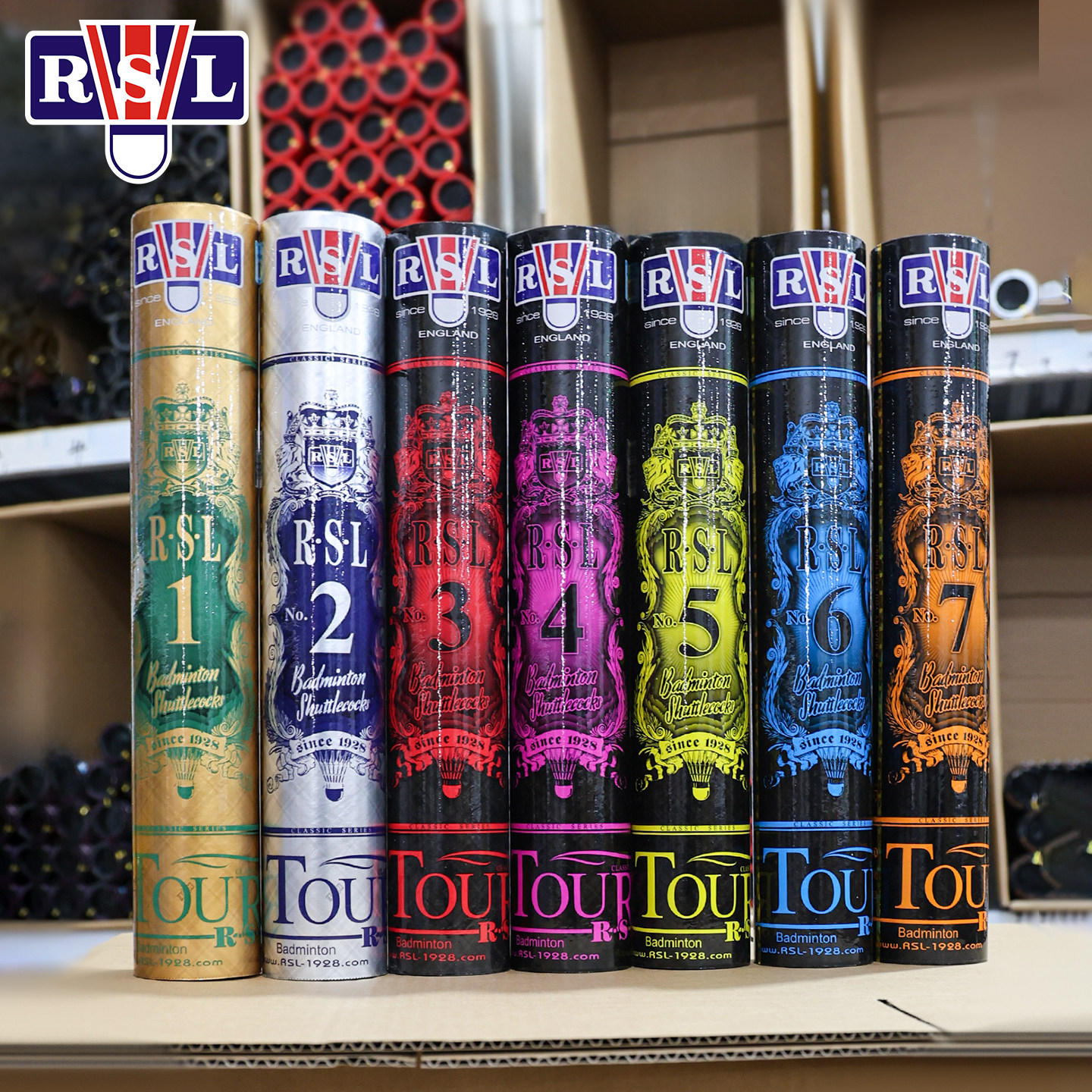 正品RSL亚狮龙羽毛球耐打稳定专业训练比赛5号/1号/4号/7号羽毛球