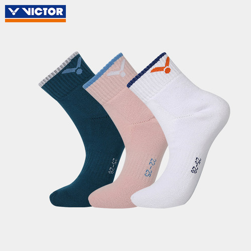胜利羽毛球袜男款毛巾底吸汗袜子