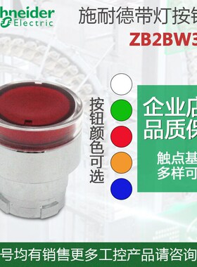 拍前询价按钮开关带灯平头按钮红色绿色ZB2BEW33CZB2-BW33CW34议