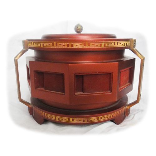 拍前询价金条旋转展示木制品转盘,贵重物品展示架,邮.票金条议价