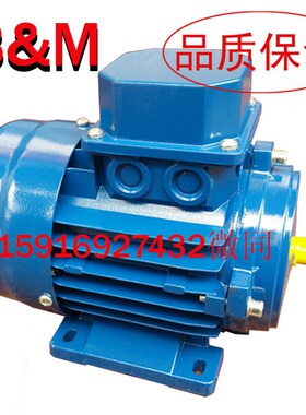 拍前询价意大利B&M马达 意大利BBxM电机BM90L4 1.5kw 意大利B&议