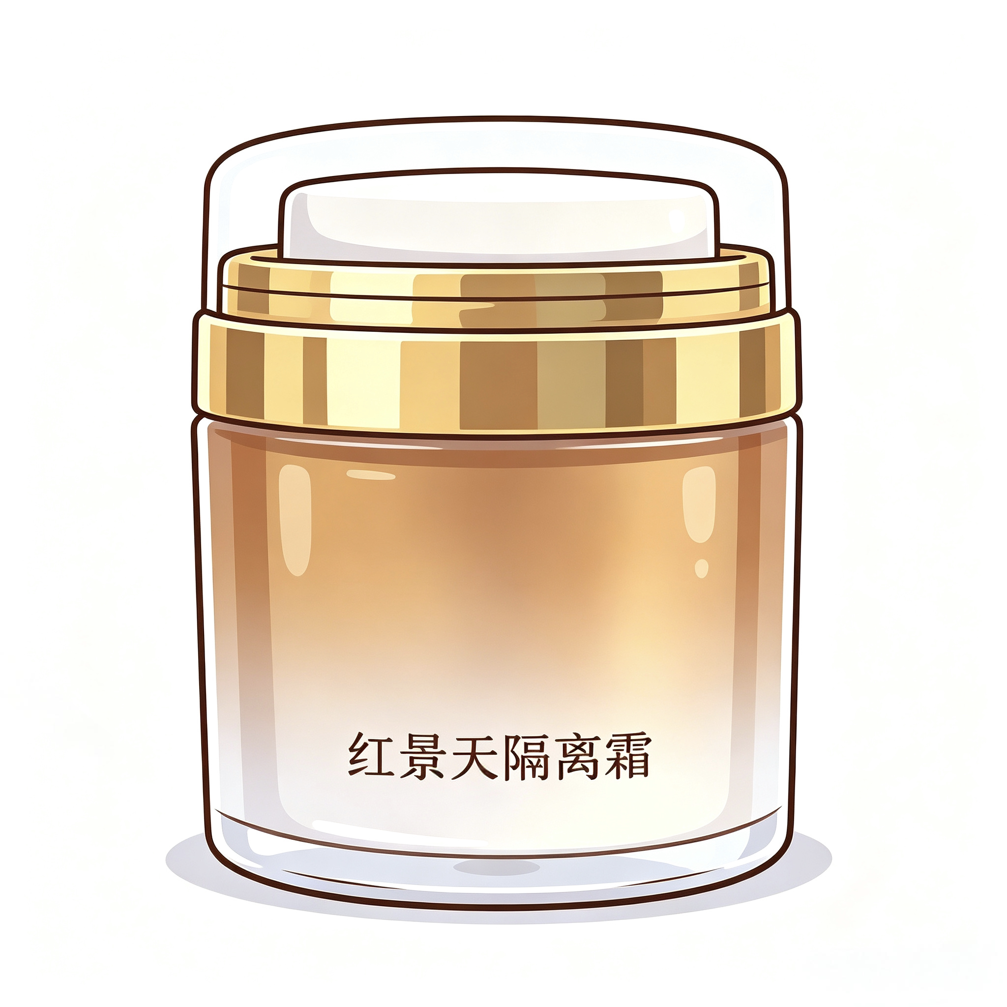 北京红景天隔离霜提亮肤色遮瑕保乳液/面霜