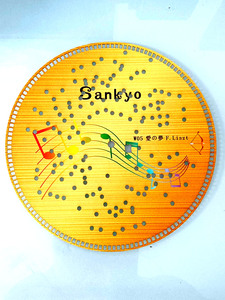 日本sankyo公主木质复古唱盘八音乐盒上发条金属机械女生日手动