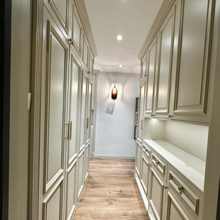 全屋定制美式 造型定制柜子衣柜橱柜衣帽间柜餐边柜收纳柜别墅家用