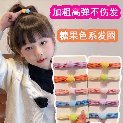 儿童糖果色头绳不伤发发圈