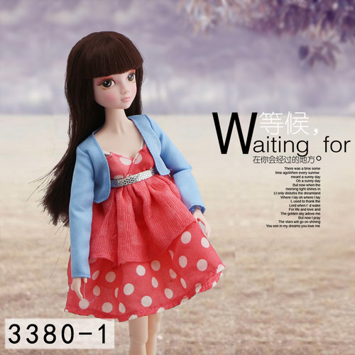 可儿六分娃娃珍妮momoko衣服迪士尼休闲运动装时尚礼裙礼饰换装