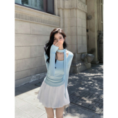 甜美半身裙女秋季 法式 减龄花苞裙蓬蓬短裙子 现货7折 MULVAN