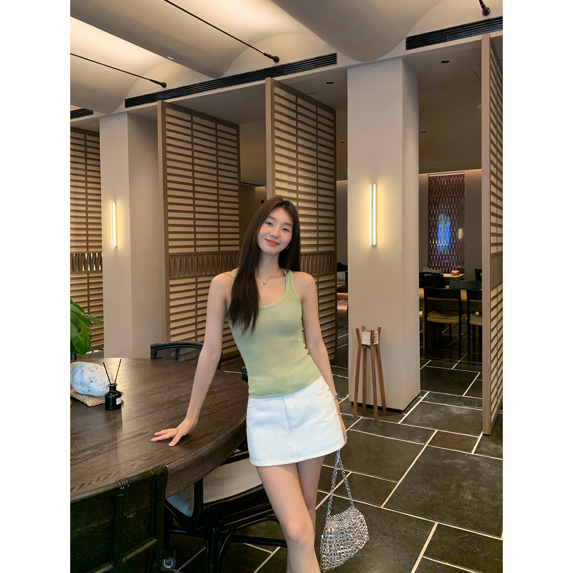 百搭休闲牛仔短裙防走光裙子