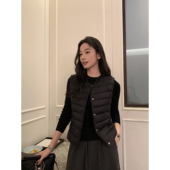 云境暖域 MULVAN 现货7.5折 90白鸭绒轻薄羽绒马甲女外套