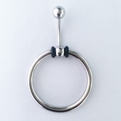 钛钢 BCR万能环阴环男人男生系带环重型特粗大号 穿刺PA环