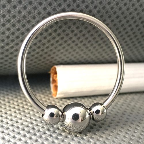 系带环穿刺饰品防过敏原创设计