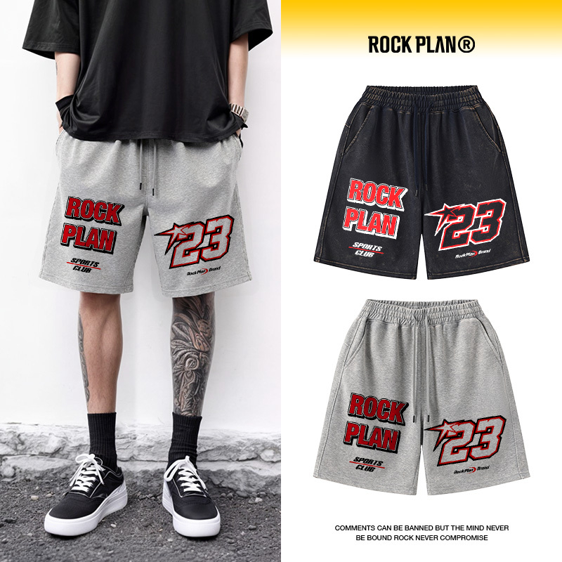 摇滚计划篮球之神MJ23号球星运动短裤男女同款美式风透气休闲夏季