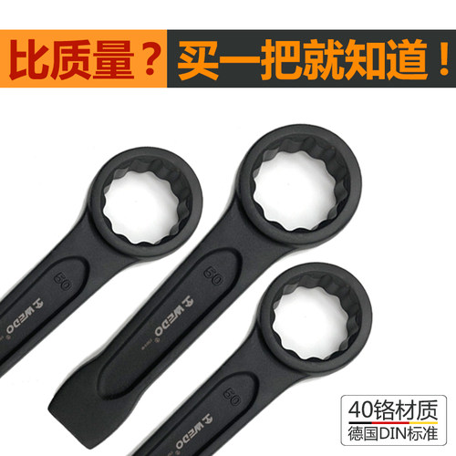 WEDO重型敲击梅花扳手德国工业级