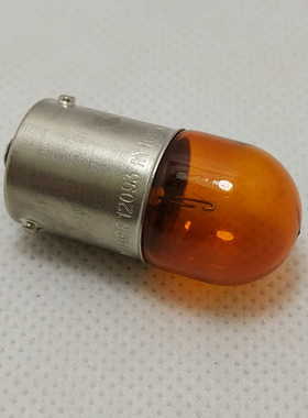 飞利浦 PHILIPS 12093 RY10W NA 12V E1 150度斜角琥珀色转向灯泡