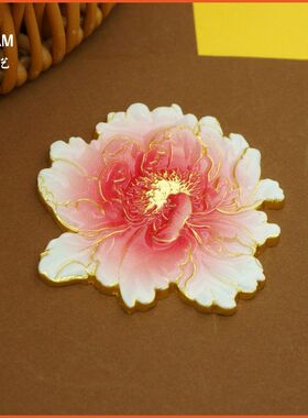 洛阳牡丹花金属冰箱贴旅游纪念