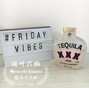 【现货正品/Skinnydip英国】银色珠光龙舌兰酒瓶闺蜜礼物斜挎包