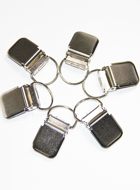 DIY银黑色衣服包包窗帘家用多功能耐用D型大力夹子背带夹扣子