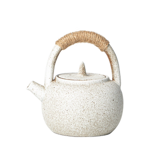 小东西茶具套装配件茶壶小号茶杯稻草灰窑变尚本道陶瓷提梁泡茶壶