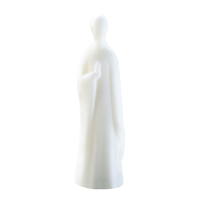 中国白瓷无相佛摆件盆景造景