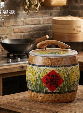恒焱家用防虫防潮陶瓷米缸