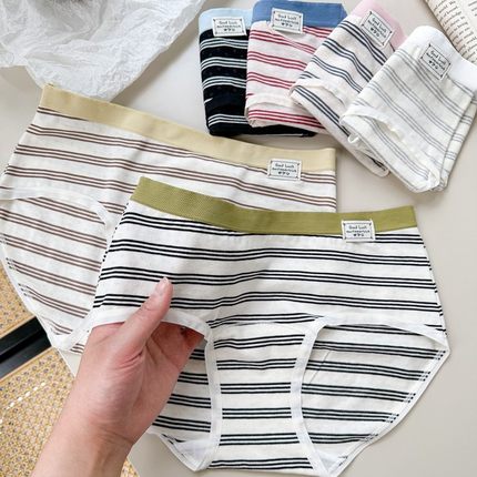 美式甜心透气网孔纯棉美式少女全棉内裤不卡裆A类婴儿棉加长裆10A