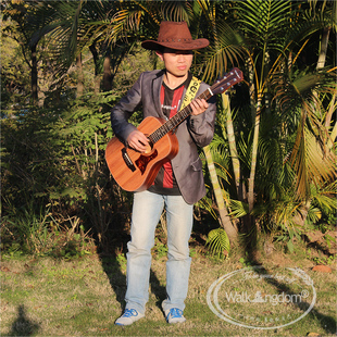 行者民謠 麥穗時光36寸旅行吉他*云杉紅松桃花芯 現(xiàn)貨