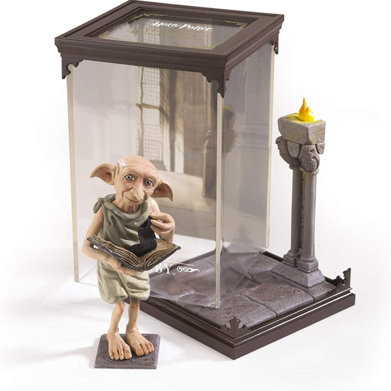 美国代购哈利波特周边家养小精灵多比手办魔法生物摄魂怪雕像摆件