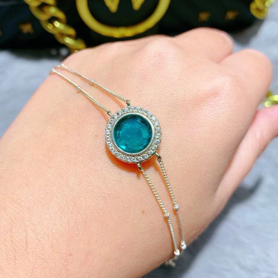 婆康玛人缘膏 纯银手链