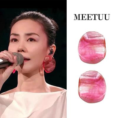 王菲同款大虾片耳环S925银针
