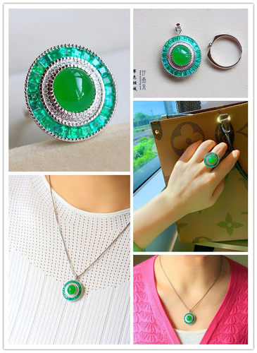 冰种阳绿色翡翠多用款