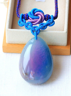 蓝色舒俱来冰润细糯玉化