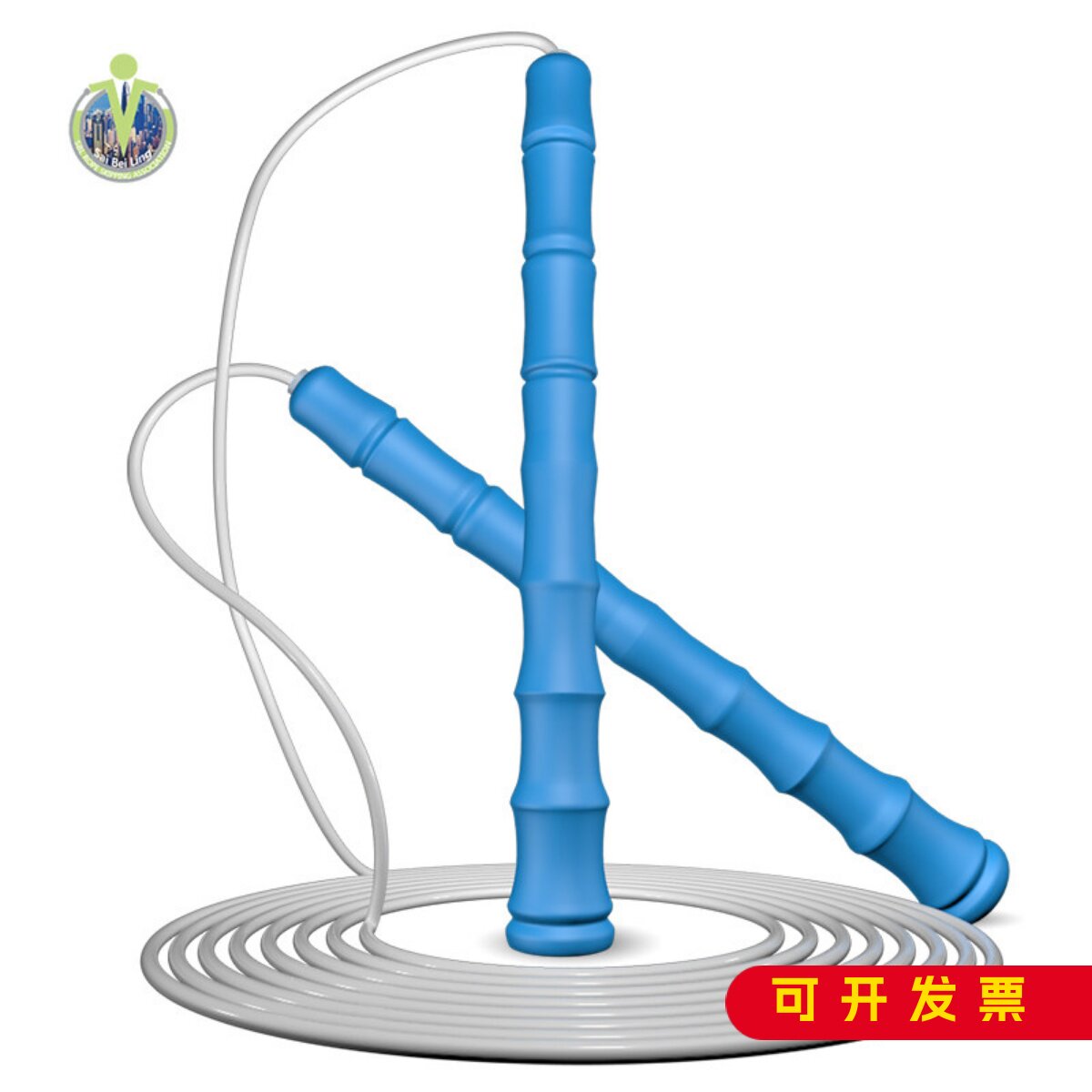 获冠户外健身休闲运动个人花样跳绳 比赛用白胶绳 花式短绳002