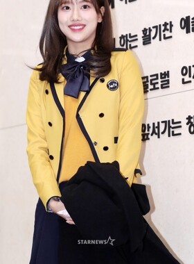 【韩国正品】公演艺术高中校服代购 男女套装 衬衫 背心 姜黄外套