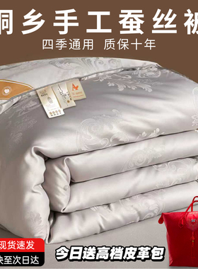 桐乡手工蚕丝被桑蚕丝被子春秋被冬被加厚保暖空调被夏凉被子母被