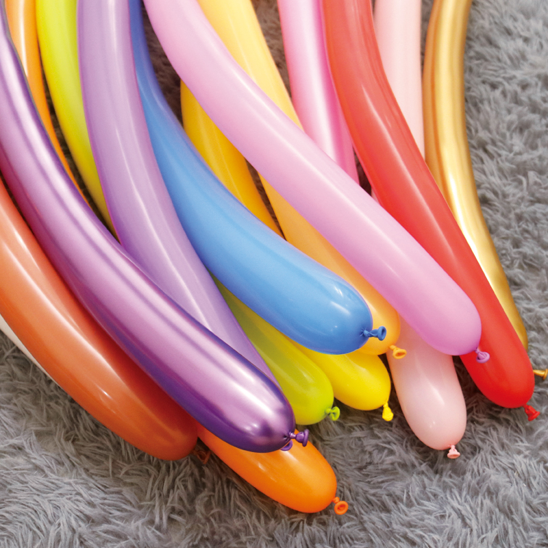 diy加厚金属儿童卡通长条气球