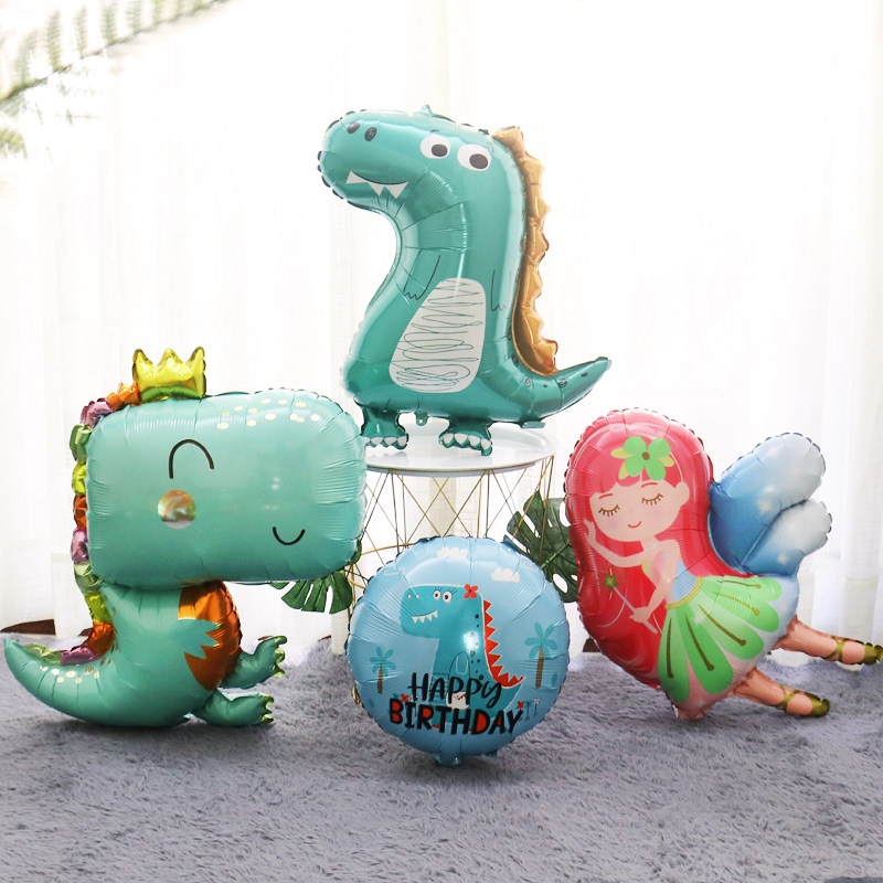 恐龙气球小仙女儿童宝宝周岁生日可爱装饰品布置道具派对聚会场景,节庆用品/礼品,气球,淘宝优惠券,粉丝福利购,淘宝优惠卷